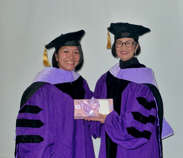 Dr. Bernadette Kamantigue and Dr. Lourdes Caparas